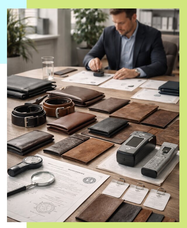 Сертификация кожаных изделий в Назарове от 12334 р. | Алешин-Нрв