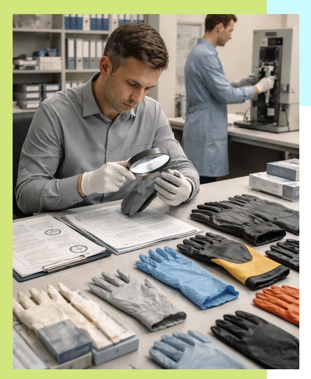 Сертификация перчаток и средств защиты продукции в Назарове