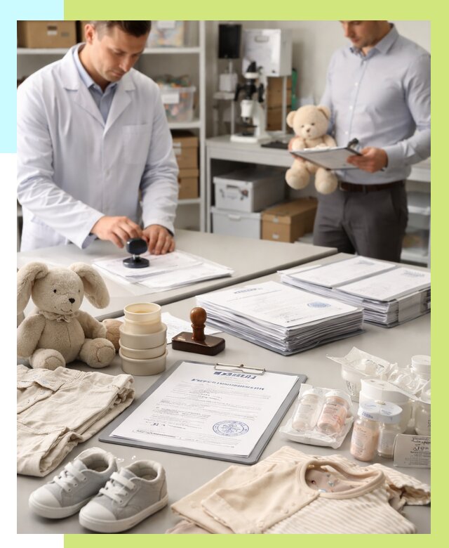 Сертификация детских товаров в Назарове от 15417 р. | Алешин-Нрв