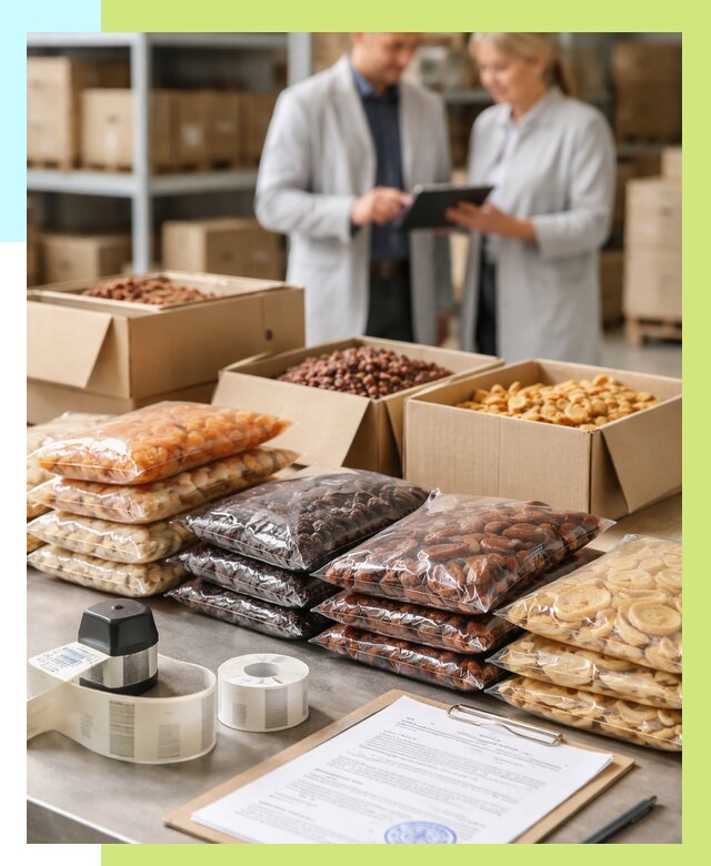 Сертификация сухофруктов в Назарове от 12334 р. | Алешин-Нрв под ключ