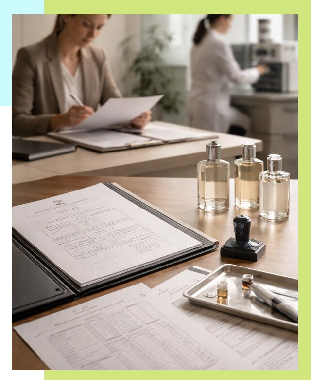 Сертификация парфюмерии в Назарове от 15417 р. | Алешин-Нрв