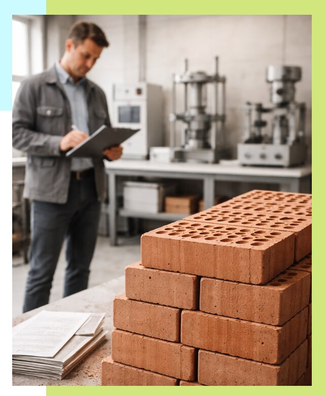 Сертификация кирпича в Назарове от 15417 р. | Алешин-Нрв под ключ