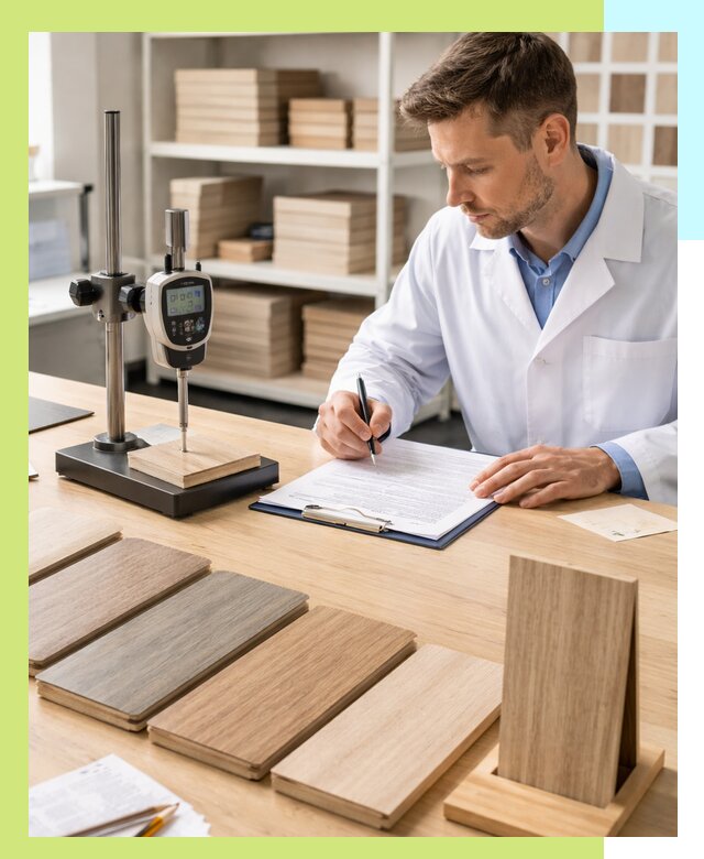 Сертификация ламината с испытаниями и оформлением документов в Назарове