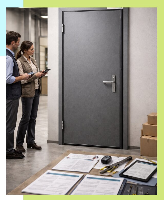 Сертификация противопожарных дверей в Назарове от 9250 р. | Алешин-Нрв