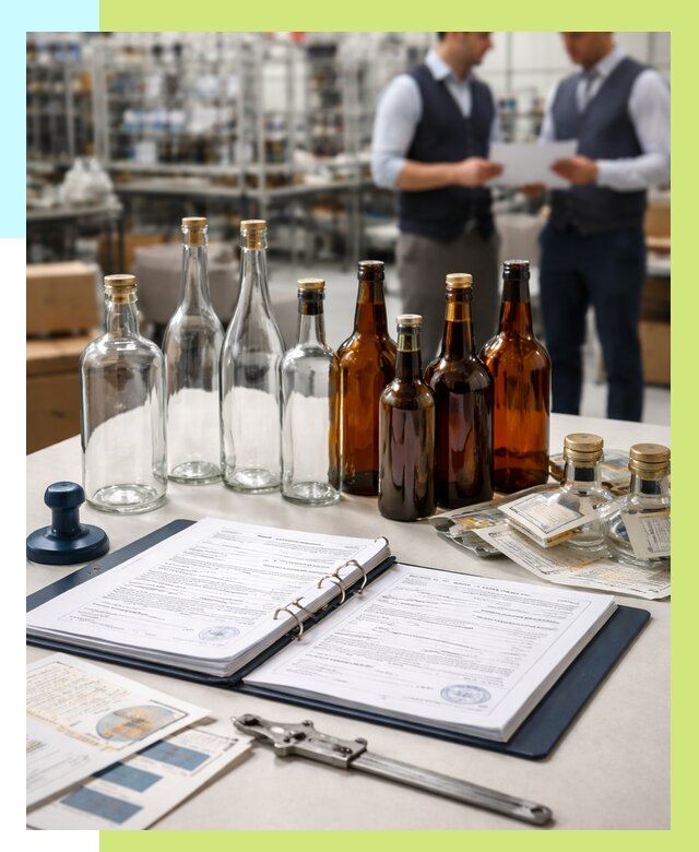 Сертификация стеклянных бутылок в Назарове от 25695 р. | Алешин-Нрв