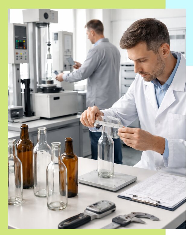 Сертификация стеклянных бутылок и сопутствующей упаковки в Назарове