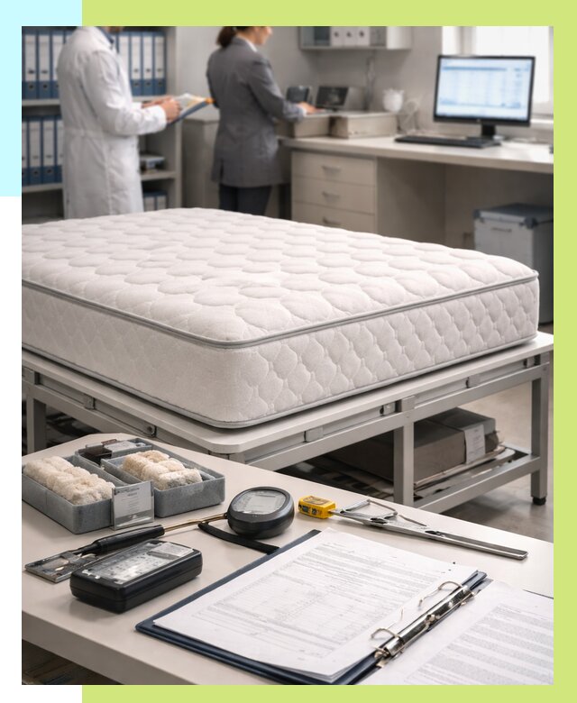 Сертификация матрасов в Назарове от 8736 р. | Алешин-Нрв