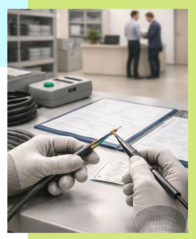 Сертификация провода в Назарове от 18500 р. в Алешин-Нрв