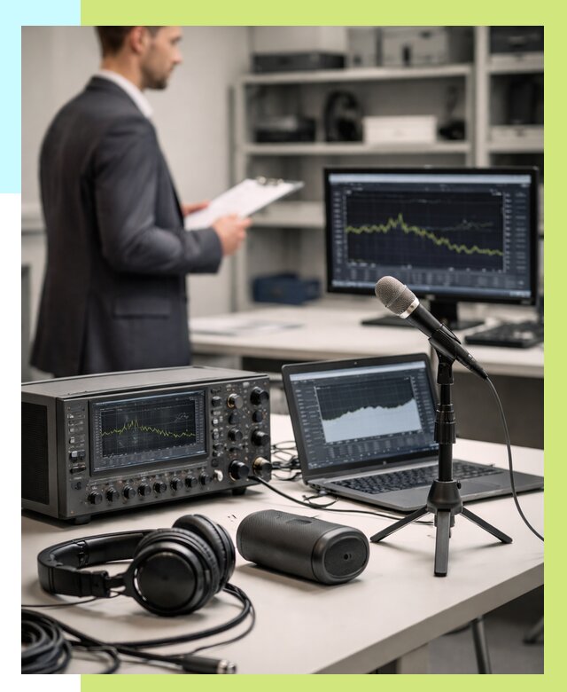 Сертификация аудиотехники в Назарове от 15417 р., Алешин-Нрв