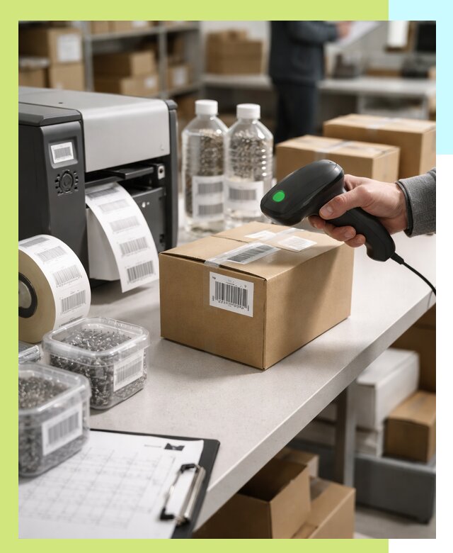 Штрихкодирование продукции и маркировка для продажи в Назарове