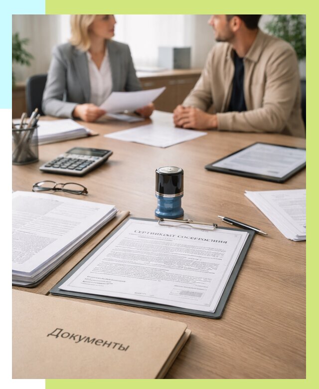 Сертификат соответствия на продукцию в Назарове от 15417 р.|Алешин-Нрв