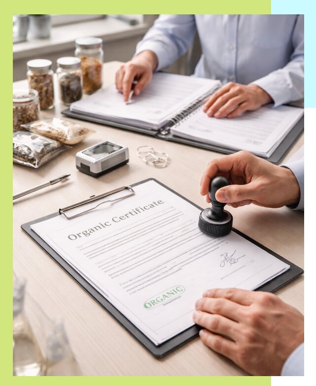 Получение органик сертификата для продукции в Назарове