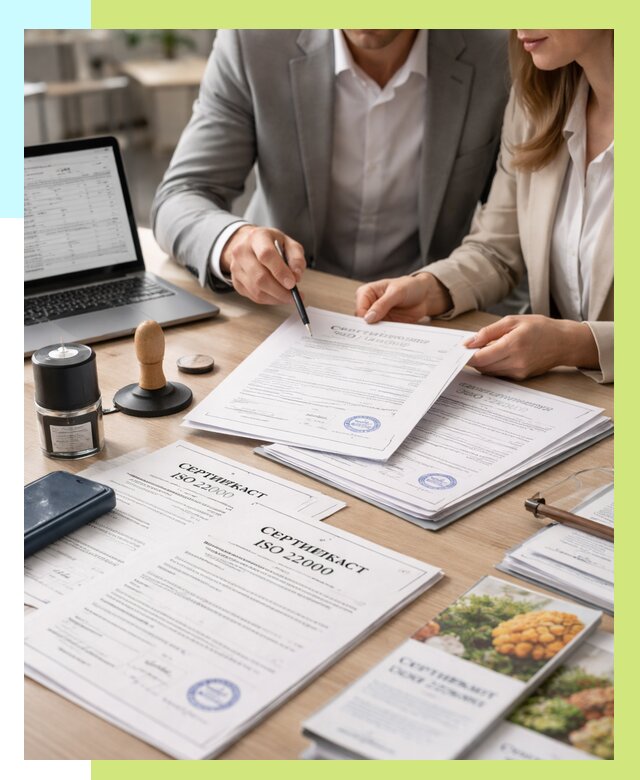 Сертификат ISO 22000 в Назарове от 41112 р. под ключ | Алешин-Нрв