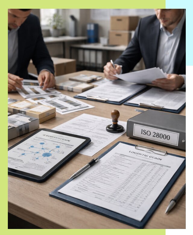 Получение сертификата ISO 28000 по безопасности цепи поставок в Назарове