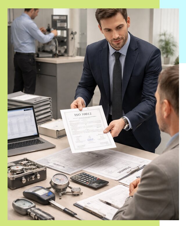 Выдача сертификата ISO 10012 по требованиям метрологии в Назарове